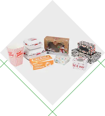 Boîte de papier alimentaire