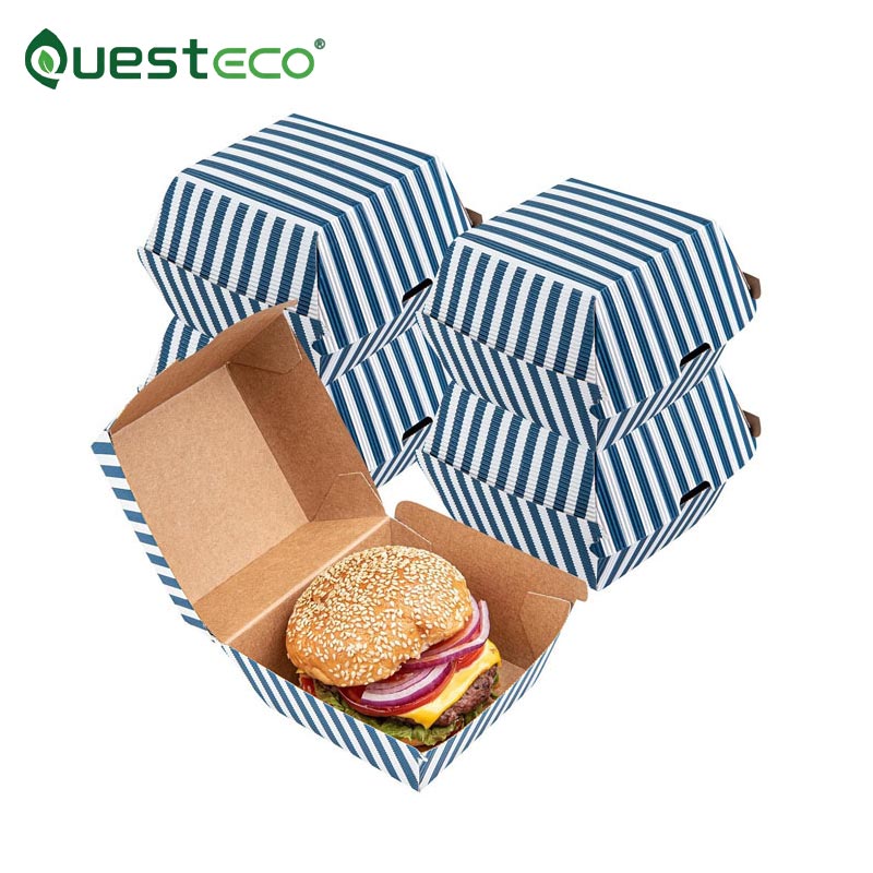 Boîte à hamburger en carton ondulé