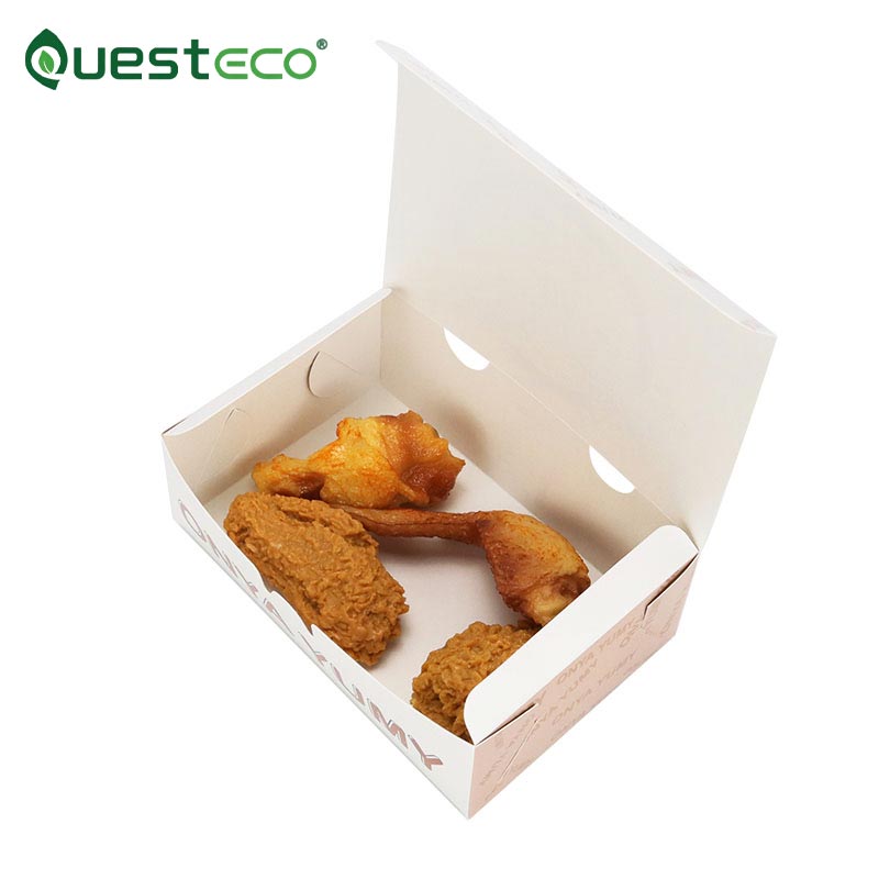 Récipient en papier de poulet frit