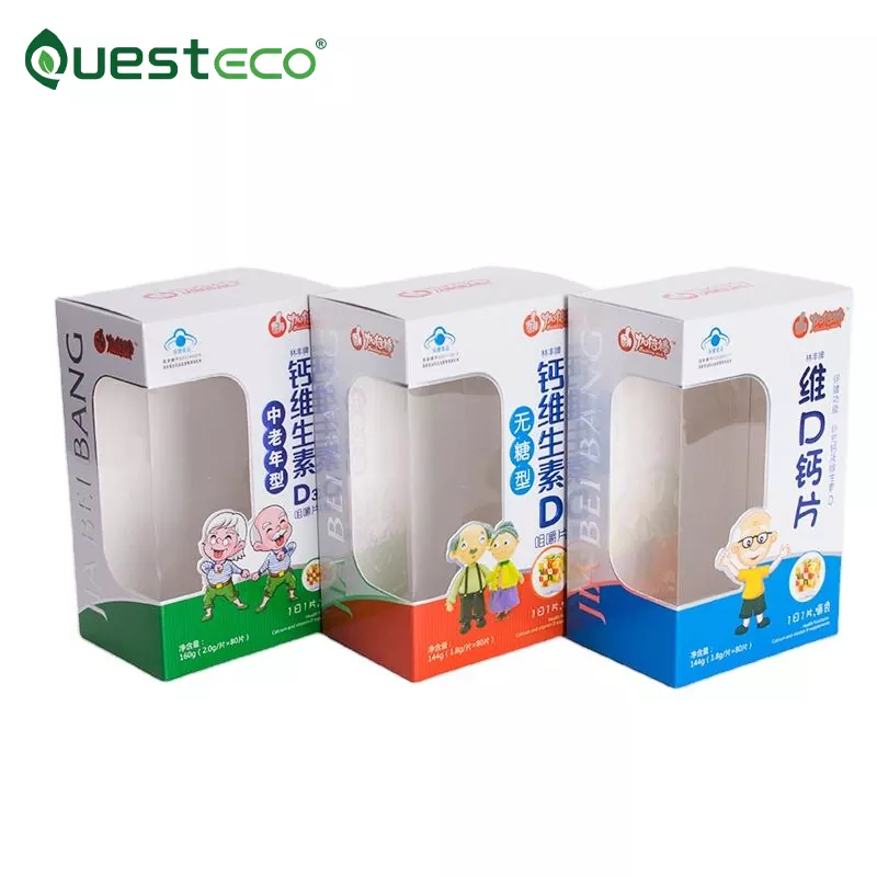 Boîte de papier cosmétique hexagonale