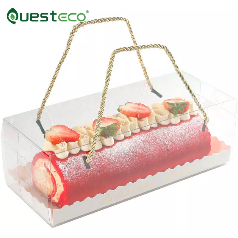 Boîte en plastique pour pâtisserie macaron