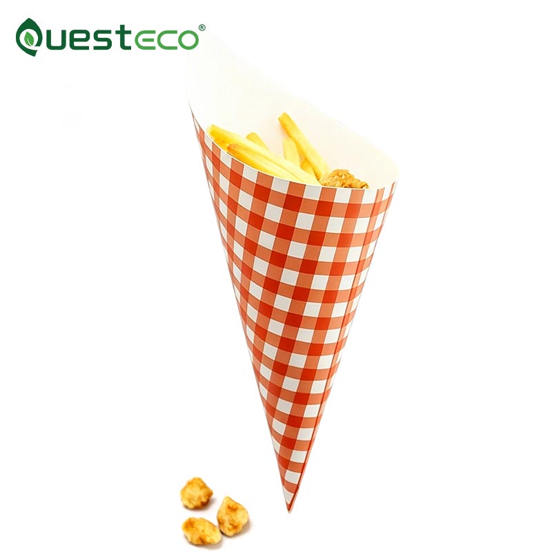 Boîte de chips triangulaire