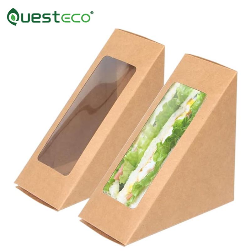 Boîte à emporter Triangle Sandwich