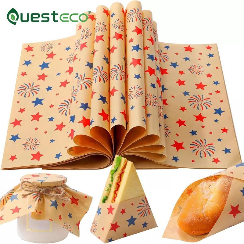 Feuilles de papier ciré pour aliments